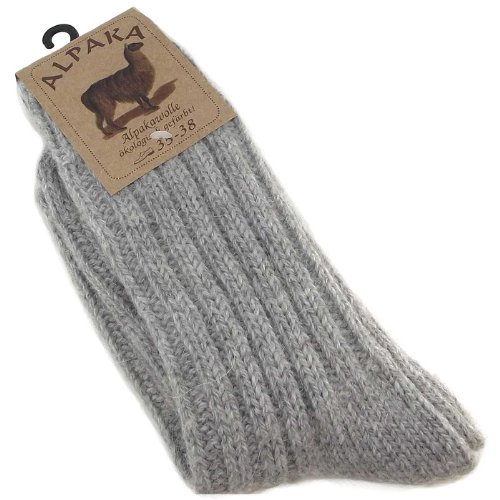 Fellhof Alpaka Socken dick 271235-GREY Unisex Socken, grau, Gr. 35-38 Fellhof Alpaka Socken dick 271235-GREY Unisex Socken, grau, Gr. 35-38 von Fellhof