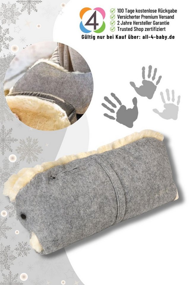 Fellhof Kinderwagen-Handwärmer Kinderwagen-Handwärmer Filz Fellhof Kinderwagen-Handwärmer Kinderwagen-Handwärmer Filz von Fellhof