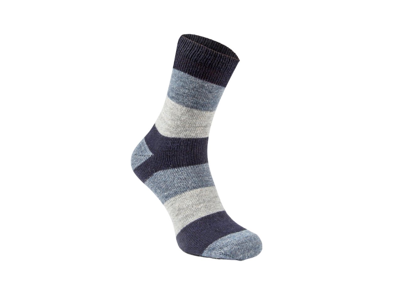 Fellhof Socken Fellhof Alpakasocken geringelt 2er-Pack (2er Bündel, 2-Paar, 2er Bündel) von Fellhof