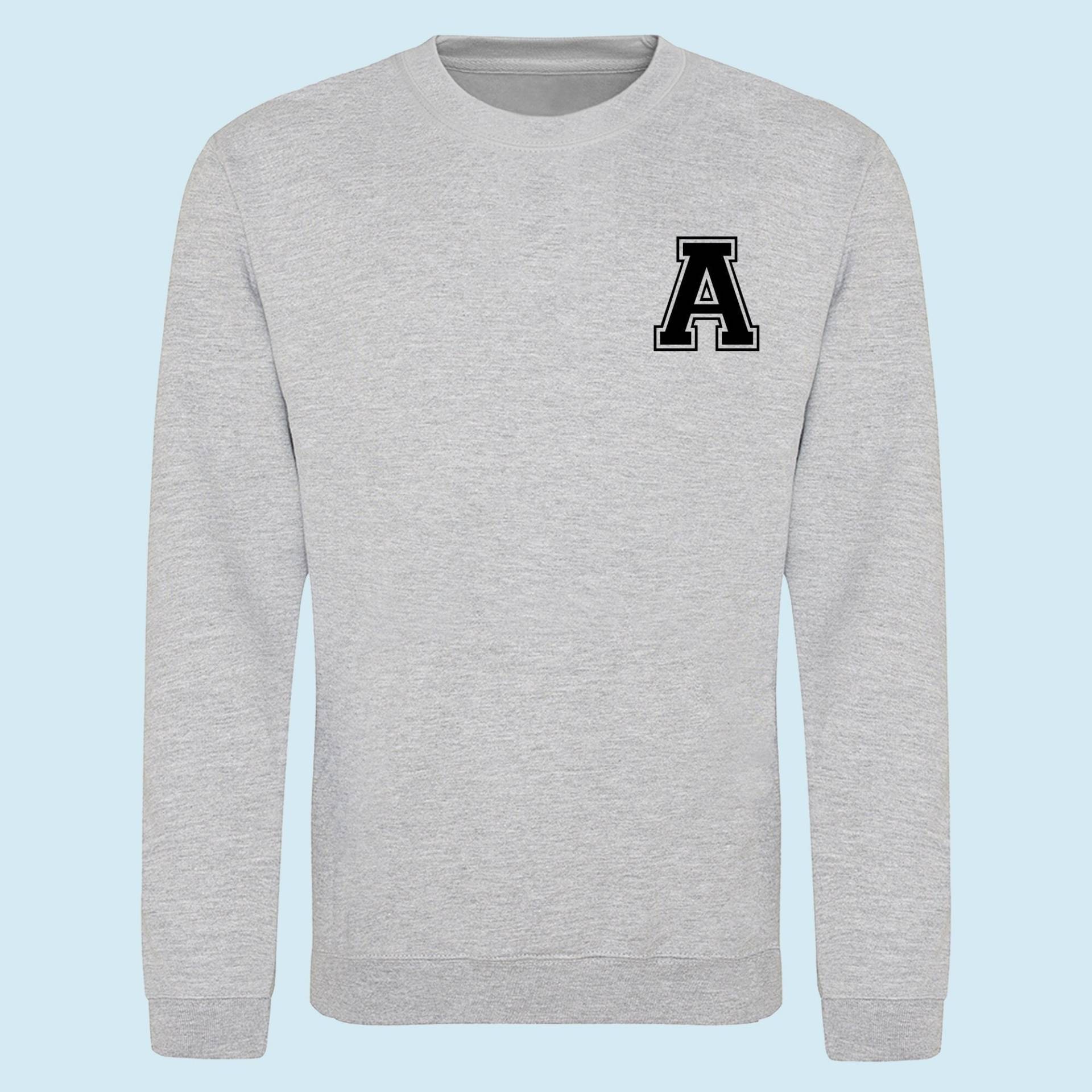 Collegiate Sweatshirt, Varsity Pullover, College Personalisiertes Kleidung, Alphabet Initial Collegiate Sweatshirt, Varsity Pullover, College Personalisiertes Kleidung, Alphabet Initial von FellowFriendsCo