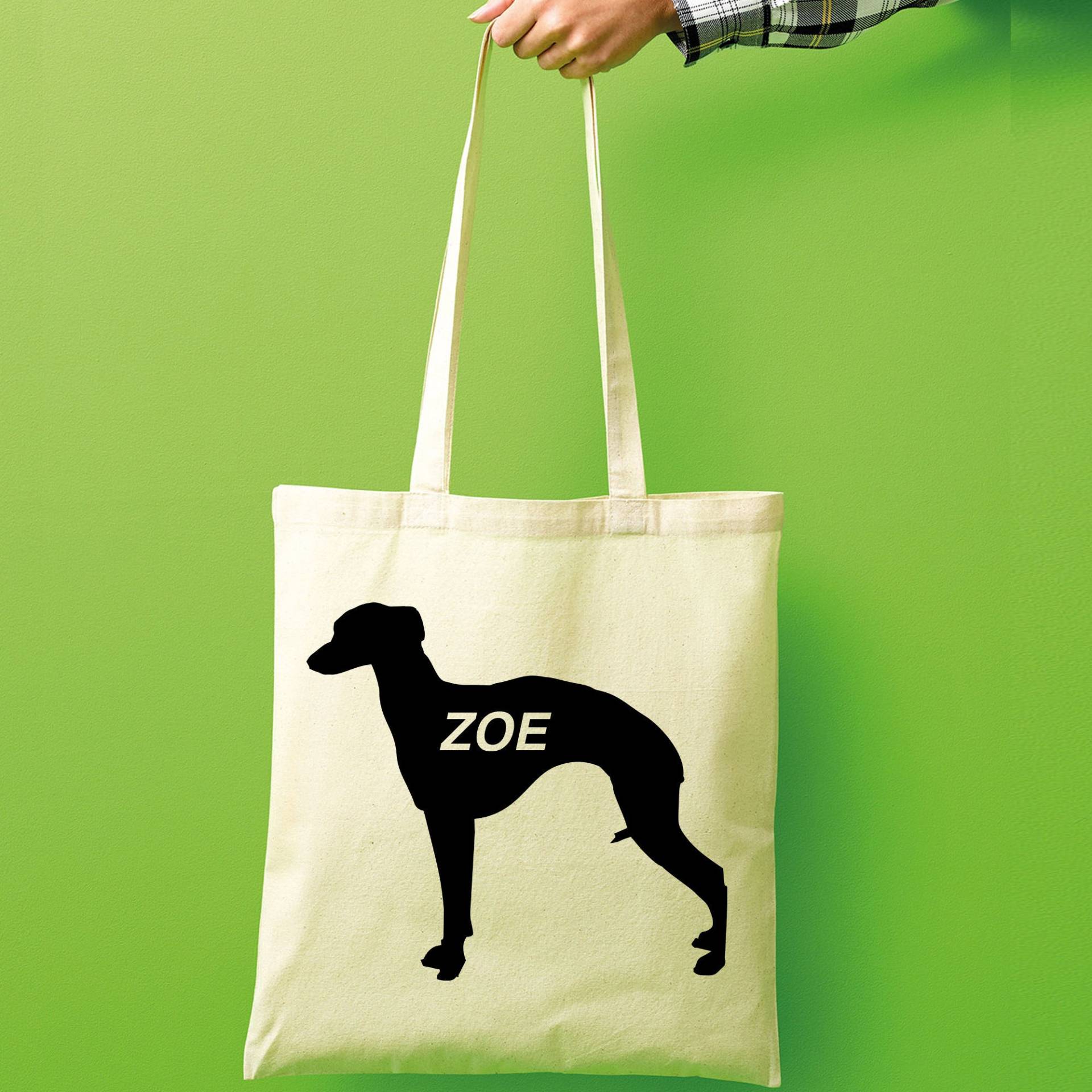 Whippet Tote Bag, Geschenke, Personalisierte Canvas Einkaufstasche, Große Schwarze Tasche Whippet Tote Bag, Geschenke, Personalisierte Canvas Einkaufstasche, Große Schwarze Tasche von FellowFriendsCo