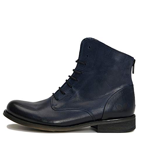 Felmini - Damen Schuhe - Verlieben BEJA 1072 - Reißverschluss Stiefeletten - Echtes Leder - Blau - 40 EU Size von Felmini