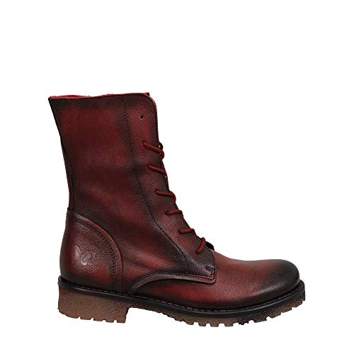 Felmini - Damen Schuhe - Verlieben CASTER B501 - Militärstiefel - Echtes Leder - Rot - 42 EU Size von FELMINI FALLING IN LOVE