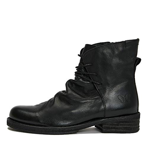 Felmini - Damen Schuhe - Verlieben COOPER C129 - Reißverschluss Stiefel - Echtes Leder - Schwarz - 38 EU Size von Felmini