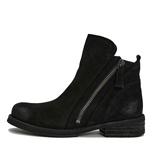 Felmini - Damen Schuhe - Verlieben Cooper C507 - Reißverschluss Stiefeletten - Echtes Leder - Schwarz - 42 EU Size von Felmini