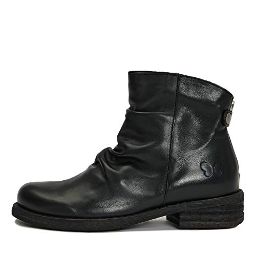 Felmini - Damen Schuhe - Verlieben Hardy A720 - Reißverschluss Stiefeletten - Echtes Leder - Schwarz - 37 EU Size von Felmini
