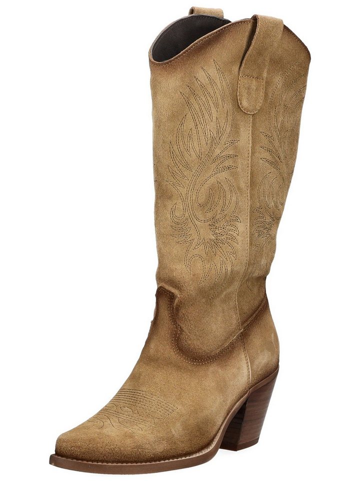 Felmini Stiefel Veloursleder . Bikerboots von Felmini