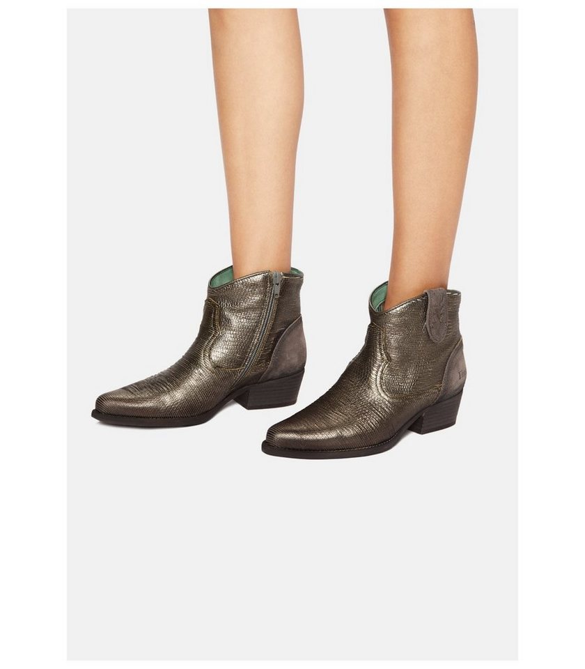 Felmini Stiefelette Leder Cowboy Stiefelette Felmini Stiefelette Leder Cowboy Stiefelette von Felmini