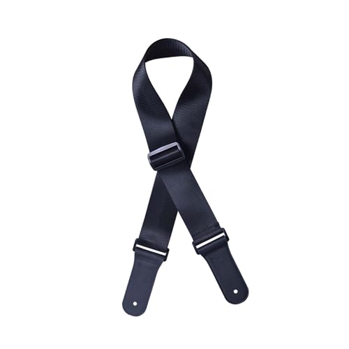 Feloyal Gitarrengurt Verstellbare Nylon Gurte mit Leder Enden für Gitarrenband E-Gitarre Akustikgitarre Westerngitarre Bass Gitarren gurt für Kinder Männer Frauen Gitarristen Schwarz Feloyal Gitarrengurt Verstellbare Nylon Gurte mit Leder Enden für Gitarrenband E-Gitarre Akustikgitarre Westerngitarre Bass Gitarren gurt für Kinder Männer Frauen Gitarristen Schwarz von Feloyal