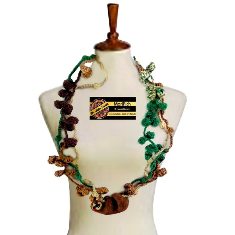 Faultier Aus Filz Als Halskette, Braune Faultier-Anhänger Oder Wohndekor - Seltsame Schmuck. Lustiger, Nadelgefilzter Geschenk Von Maririch Faultier Aus Filz Als Halskette, Braune Faultier-Anhänger Oder Wohndekor - Seltsame Schmuck. Lustiger, Nadelgefilzter Geschenk Von Maririch von FeltByMariRich