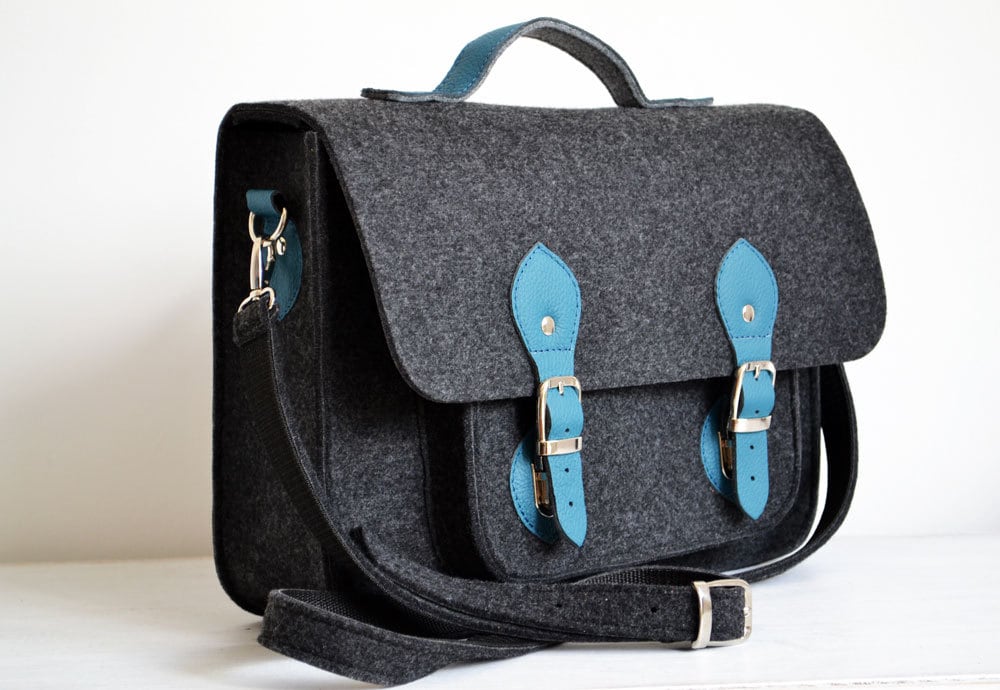 Filz Laptop Umhängetasche Unisex 15" Macbook Pro Tasche Filz Laptop Umhängetasche Unisex 15" Macbook Pro Tasche von FeltStudioDesign