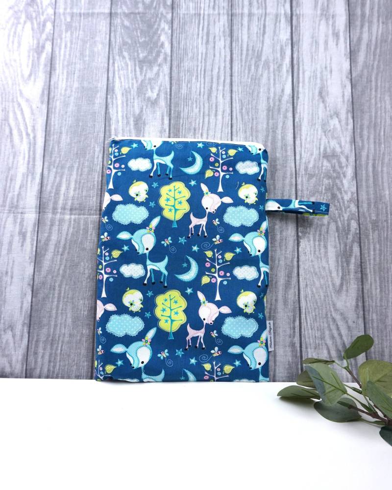 Wetbag, Versandfertig, Große Nasstasche, Windeltasche, Hort, Kiga, Schule, Schwimmunterricht - Reh Rosa Türkis Wetbag, Versandfertig, Große Nasstasche, Windeltasche, Hort, Kiga, Schule, Schwimmunterricht - Reh Rosa Türkis von FeludaraDesign