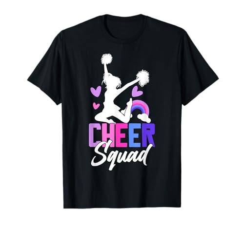 Cheer Squad Cheerleader Cheerleading Cheer Mädchen T-Shirt Cheer Squad Cheerleader Cheerleading Cheer Mädchen T-Shirt von Female Cheer Squad Cheerleader Cheerleading Gifts