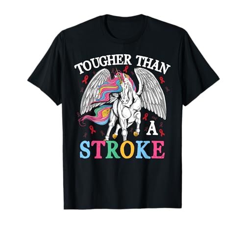 Härter als ein Schlaganfall Schlaganfall Überlebende Bewusstsein Mädchen T-Shirt Härter als ein Schlaganfall Schlaganfall Überlebende Bewusstsein Mädchen T-Shirt von Female Stroke Survivor Awareness Gifts