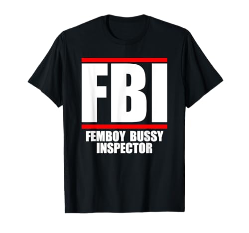 Femboy Inspector T-Shirt Damen Schwarz Klassisch Femboy Inspector Design Klassisch Crew Neck Halbarm Small EU 16-17.5 Femboy Inspector T-Shirt Damen Schwarz Klassisch Femboy Inspector Design Klassisch Crew Neck Halbarm Small EU 16-17.5 von Femboy Inspector