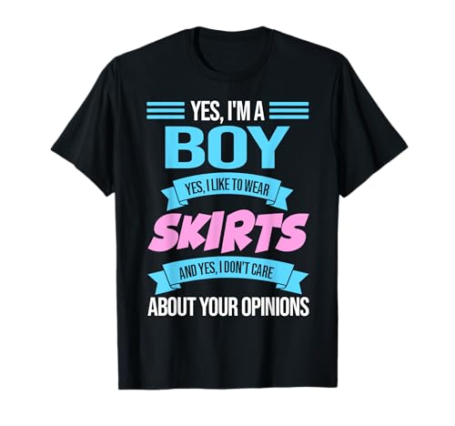 Ja, I'm a boy yes, I like to wear skirts Anime Femboy T-Shirt Ja, I'm a boy yes, I like to wear skirts Anime Femboy T-Shirt von Femboys Japan Gifts