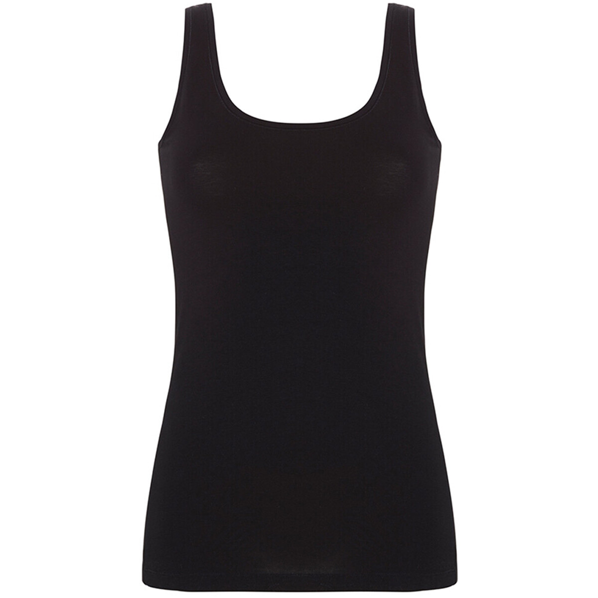 Femilet Basic Cotten Tank Oberteil, Farbe: Schwarz, Größe: 36, Damen von Femilet