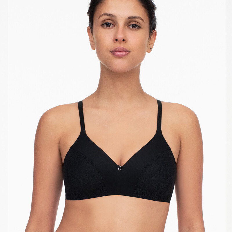 Chantelle Easyfeel Cloudia BH Ohne Bügel, Farbe: Schwarz, Größe: 75E, Damen von Femilet