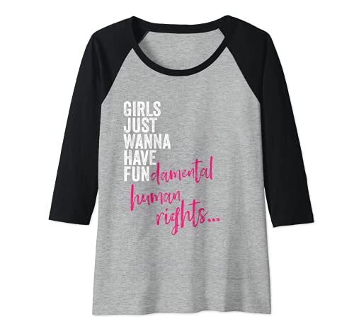 Damen Girls Just Wanna Have Fundamental Rights - Feminismus Raglan Damen Girls Just Wanna Have Fundamental Rights - Feminismus Raglan von Feminismus Gleichberechtigung Design Shop