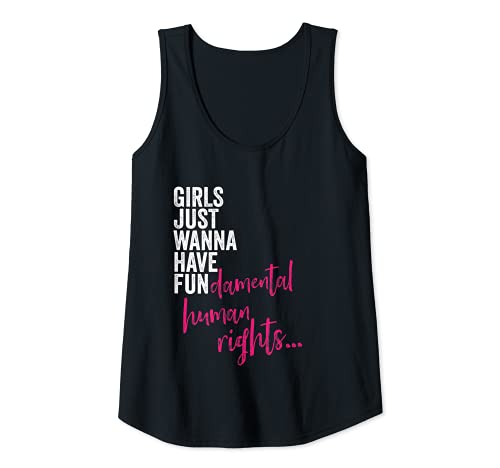 Damen Girls Just Wanna Have Fundamental Rights - Feminismus Tank Top Damen Girls Just Wanna Have Fundamental Rights - Feminismus Tank Top von Feminismus Gleichberechtigung Design Shop