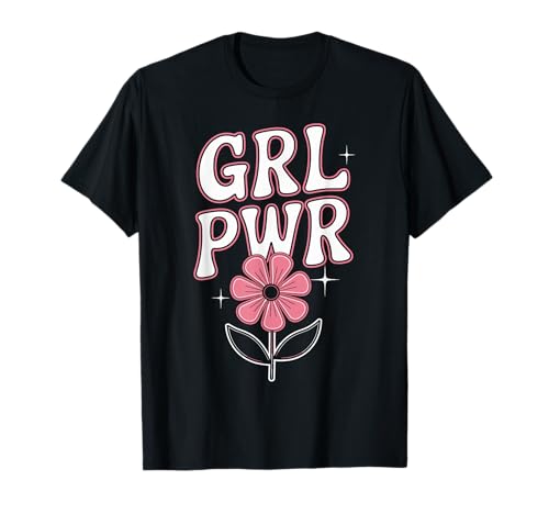 Frauen Power GRL PWR Motivation Stärke Feministin Power Girl T-Shirt von Feminismus Selbstbewusstsein Emanzipation