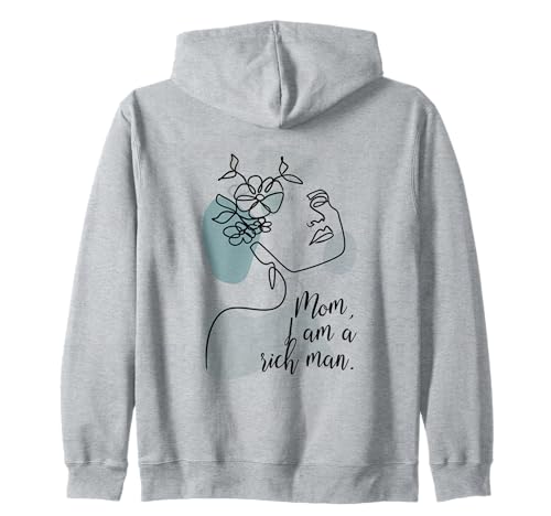 One Line Art Frau Blumen – Mom I Am A Rich Man Feminismus Kapuzenjacke One Line Art Frau Blumen – Mom I Am A Rich Man Feminismus Kapuzenjacke von Feminismus & Female Empowerment Line Art Designs
