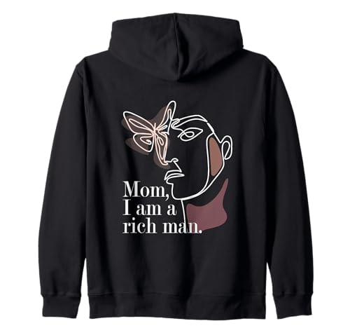 One Line Art Frau – Mom I Am A Rich Man Feminismus Kapuzenjacke One Line Art Frau – Mom I Am A Rich Man Feminismus Kapuzenjacke von Feminismus & Female Empowerment Line Art Designs