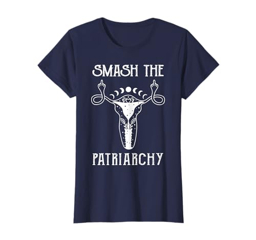 Damen Uterus Shirt Mittelfinger Smash The Patriarchy Feminist T-Shirt Damen Uterus Shirt Mittelfinger Smash The Patriarchy Feminist T-Shirt von Feminist Shirt Pro Choice Smash The Patriarchy