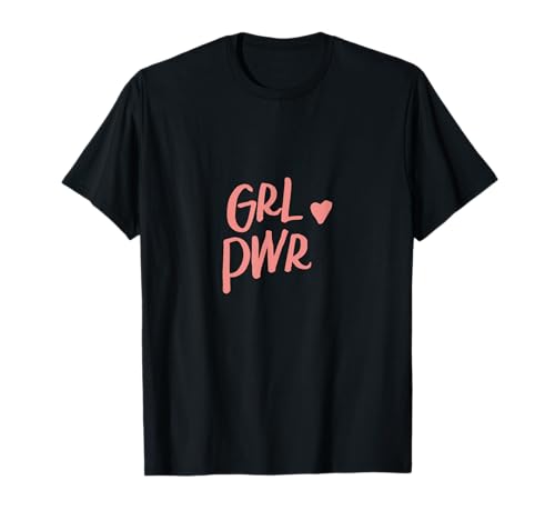 GRL PWR Girl Power Niedliches Herz Slogan für starke Frauen T-Shirt GRL PWR Girl Power Niedliches Herz Slogan für starke Frauen T-Shirt von Feministische Bekleidungsgeschäft