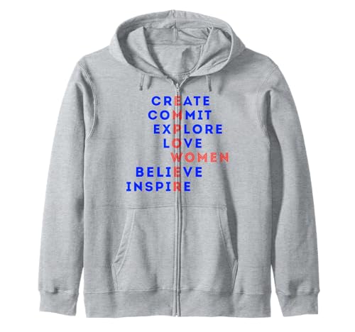 Frauen Power Empowerment Design Empower Typografie Kapuzenjacke Frauen Power Empowerment Design Empower Typografie Kapuzenjacke von Feministische Frauenrechte Empowerment Kleidung