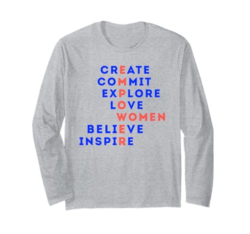 Frauen Power Empowerment Design Empower Typografie Langarmshirt Frauen Power Empowerment Design Empower Typografie Langarmshirt von Feministische Frauenrechte Empowerment Kleidung