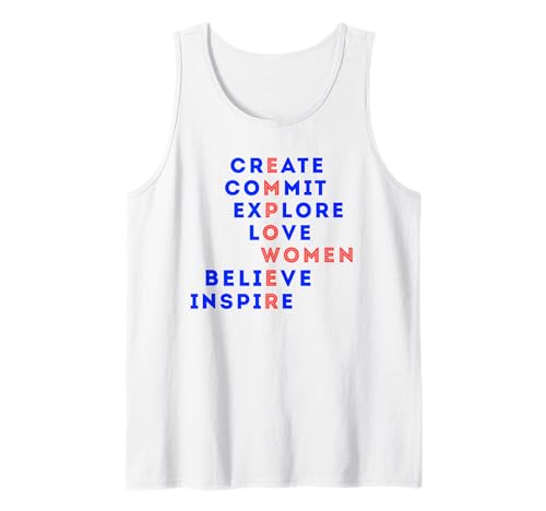 Frauen Power Empowerment Design Empower Typografie Tank Top Frauen Power Empowerment Design Empower Typografie Tank Top von Feministische Frauenrechte Empowerment Kleidung