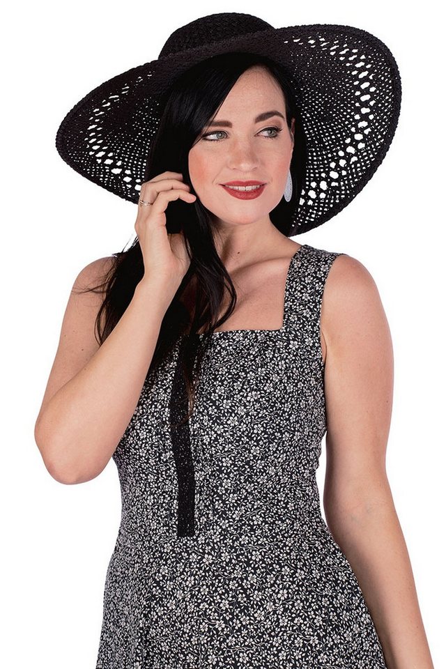 Femkit Trachtenkleid Sommerkleid - MATILDA - schwarz/weiß geblümt von Femkit