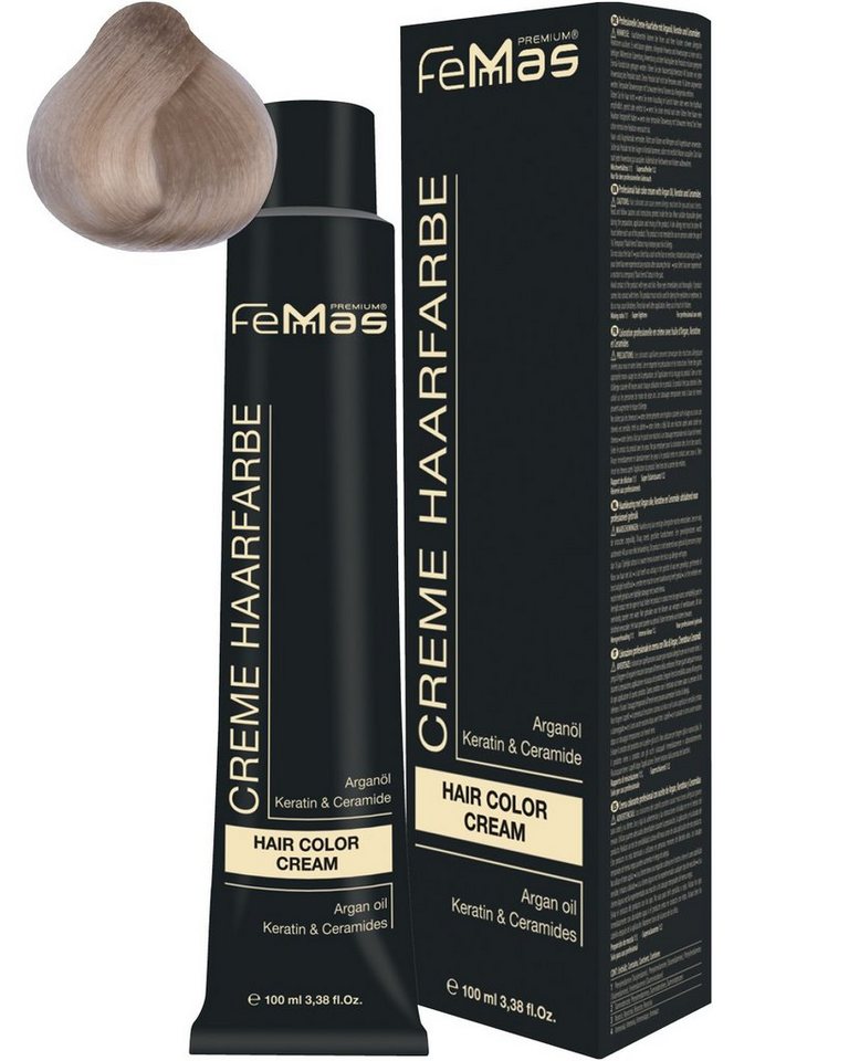 Femmas Premium Haarfarbe FemMas Hair Color Cream 100ml Haarfarbe Superaufheller Natural 900 von Femmas Premium