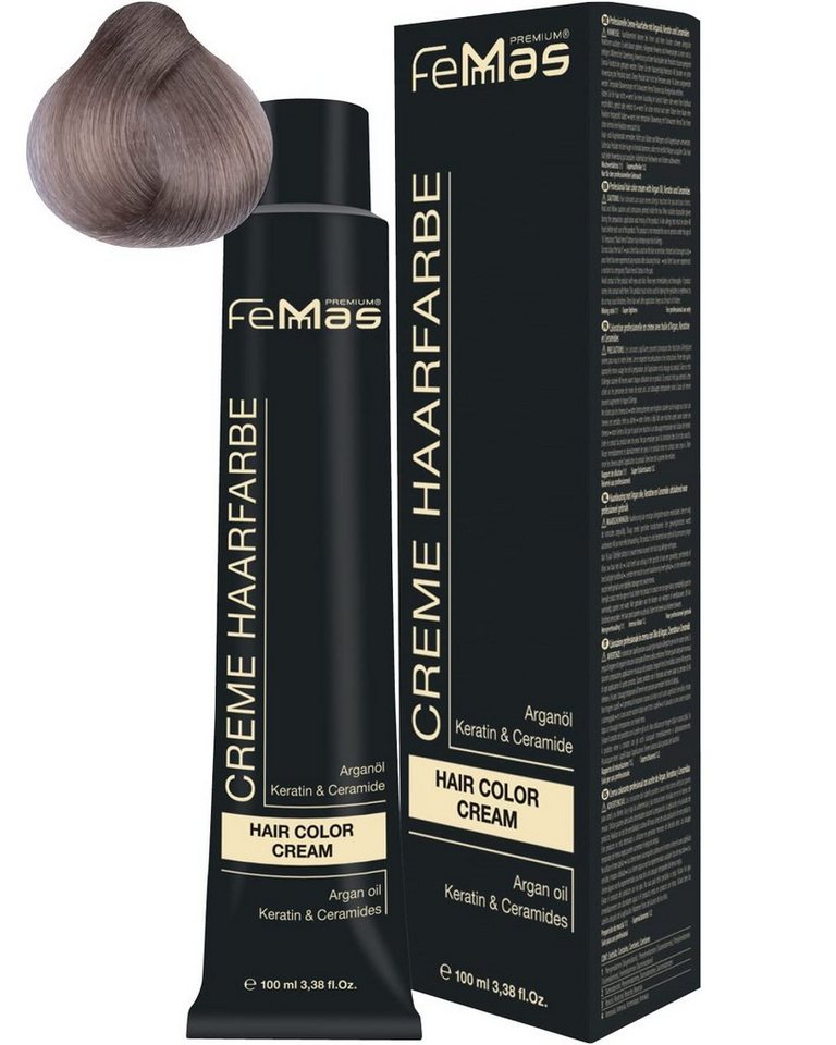 Femmas Premium Haarfarbe FemMas Hair Color Cream 100ml Haarfarbe Lichtblond Lavendel 9.21 von Femmas Premium