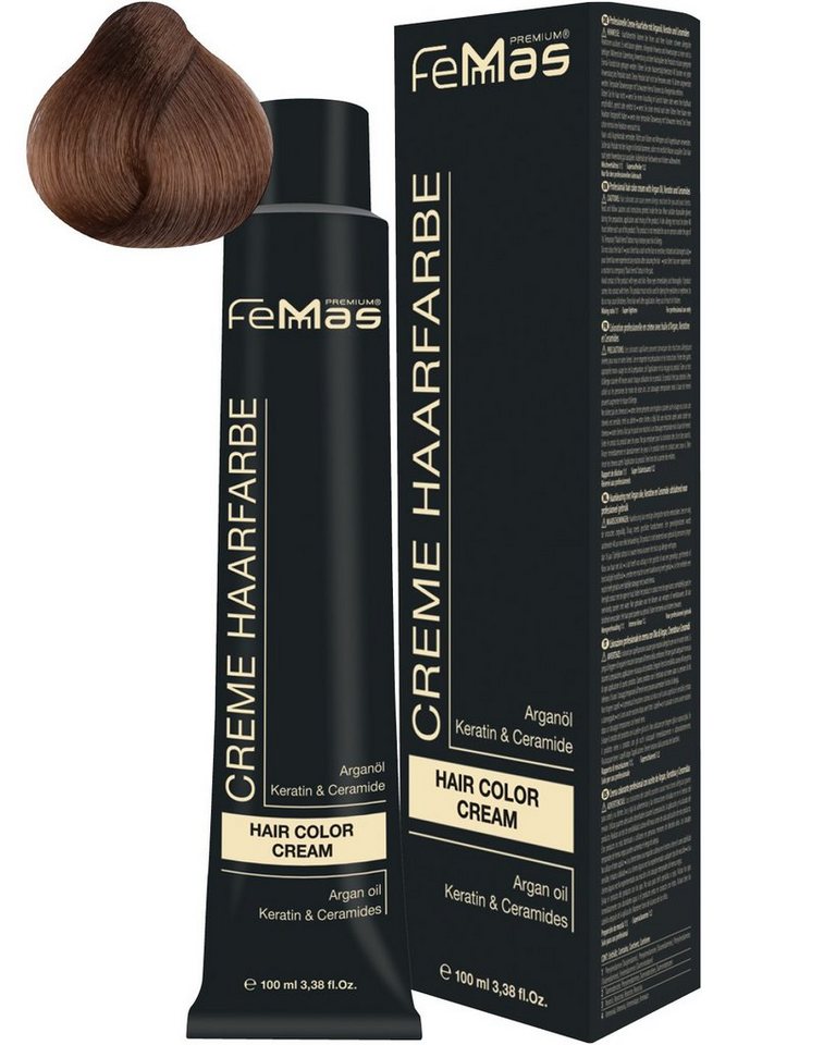 Femmas Premium Haarfarbe FemMas Hair Color Cream 100ml Hellblond Schokolade Intensiv 8.99 von Femmas Premium