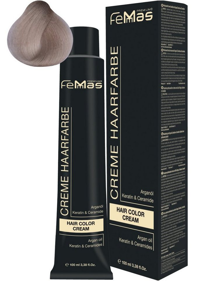 Femmas Premium Haarfarbe FemMas Hair Color Cream 100ml Haarfarbe Superaufheller Beige 913 von Femmas Premium
