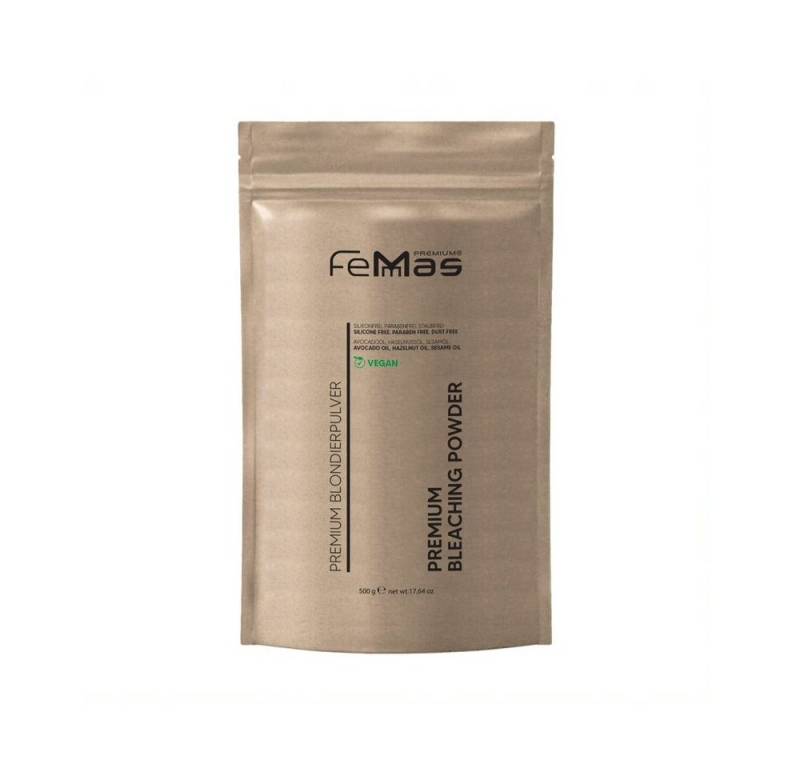 Femmas Premium Haarfarbe FemMas Premium Blondierpulver Weiss 500g von Femmas Premium