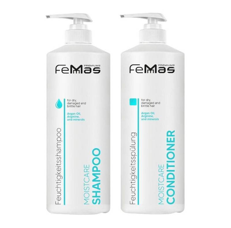 Femmas Premium Haarpflege-Set Femmas Moistcare Shampoo & Conditioner Bundle XL von Femmas Premium