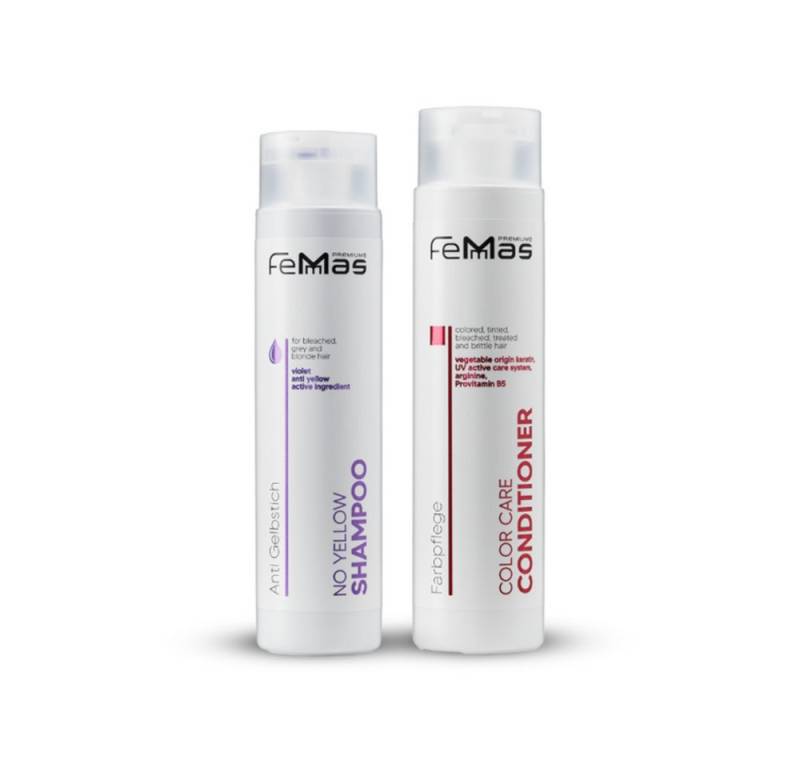 Femmas Premium Haarshampoo FemMas Blond Care Set Shampoo & Conditioner von Femmas Premium