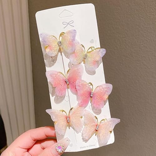 Femnow 6 Stück Haarspangen Mädchen, Haarschmuck Mädchen, Haarspange Schmetterling Haarspange, Kinder Haarschmuck Kinder, Schmetterling Deko, Kopfschmuck für Braut Hochzeit Accessoire Femnow 6 Stück Haarspangen Mädchen, Haarschmuck Mädchen, Haarspange Schmetterling Haarspange, Kinder Haarschmuck Kinder, Schmetterling Deko, Kopfschmuck für Braut Hochzeit Accessoire von Femnow