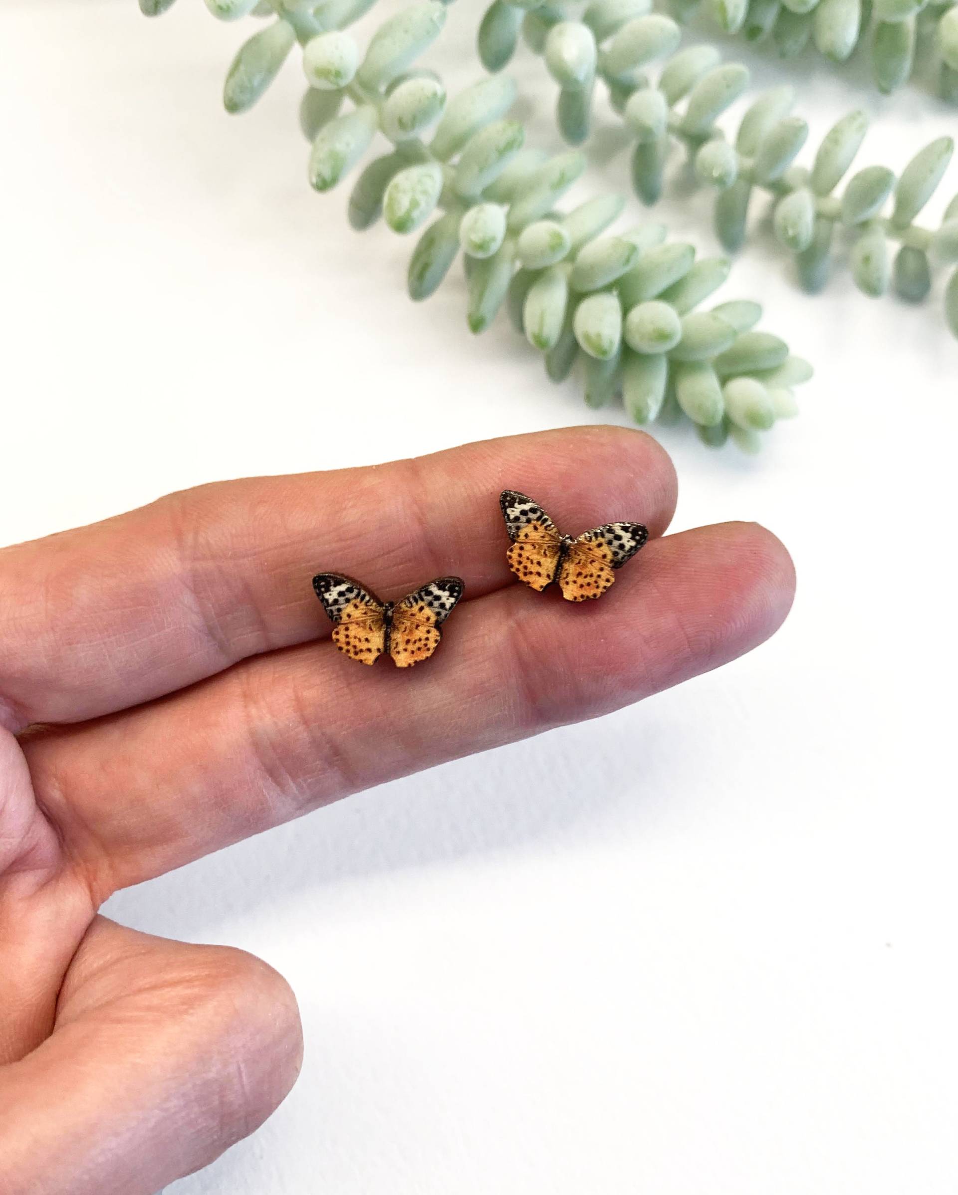 Bunte Schmetterling Ohrstecker von FenandCo