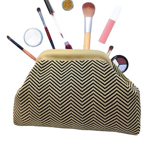 Fenayuu Häkel Clutch Handtaschen Für Frauen - Knödeltasche | Leichte Clutch Geldbörse Für Abend Freizeit Hochzeit Reiseaccessoire von Fenayuu