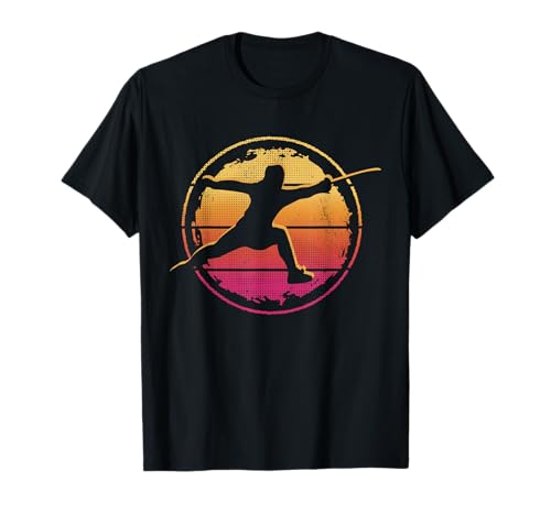 Fechter Grafik Fecht Schwerter Kinder Fechten T-Shirt Fechter Grafik Fecht Schwerter Kinder Fechten T-Shirt von Fencing Sports Apparel Gifts for Fencers