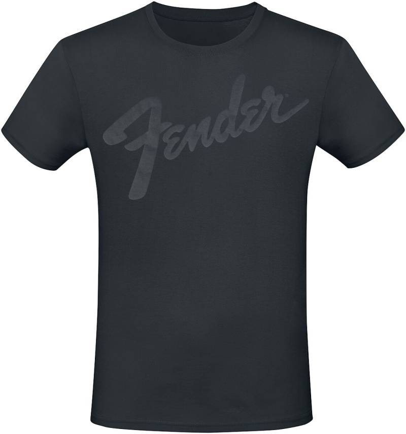 Fender T-Shirt - Logo 3D Print - S bis 3XL - für Männer - Größe S - schwarz  - Lizenziertes Merchandise! von Fender