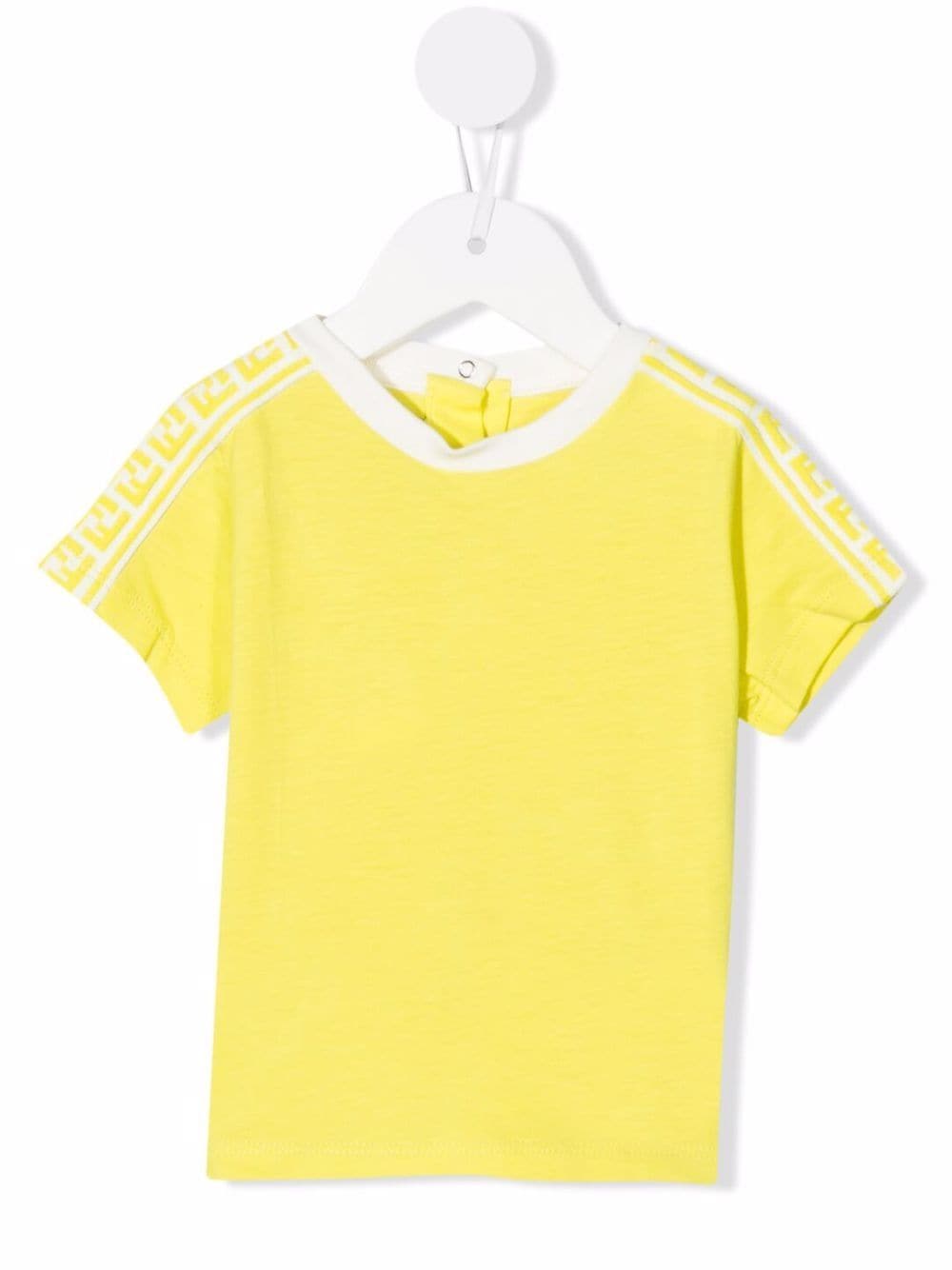 Fendi Kids T-Shirt mit FF-Print - Grün von Fendi Kids