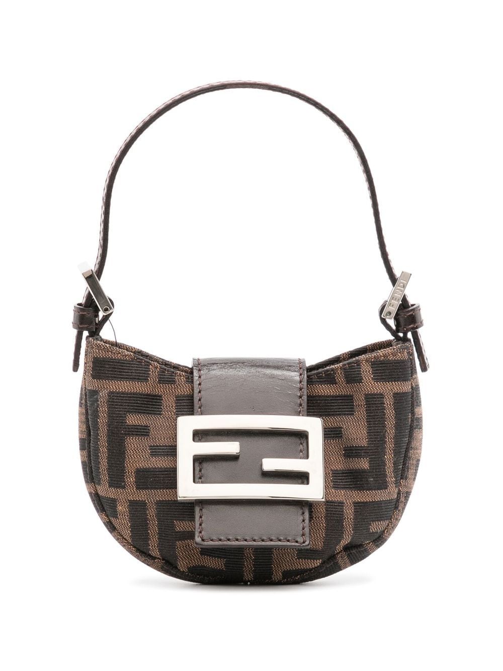 Fendi Pre-Owned 1990-2000 Zucca FF Schultertasche - Schwarz von Fendi Pre-Owned