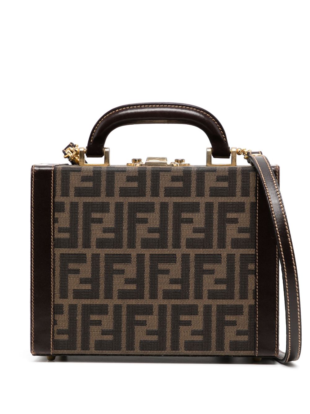 Fendi Pre-Owned 1990s Zucca Handtasche - Braun von Fendi Pre-Owned