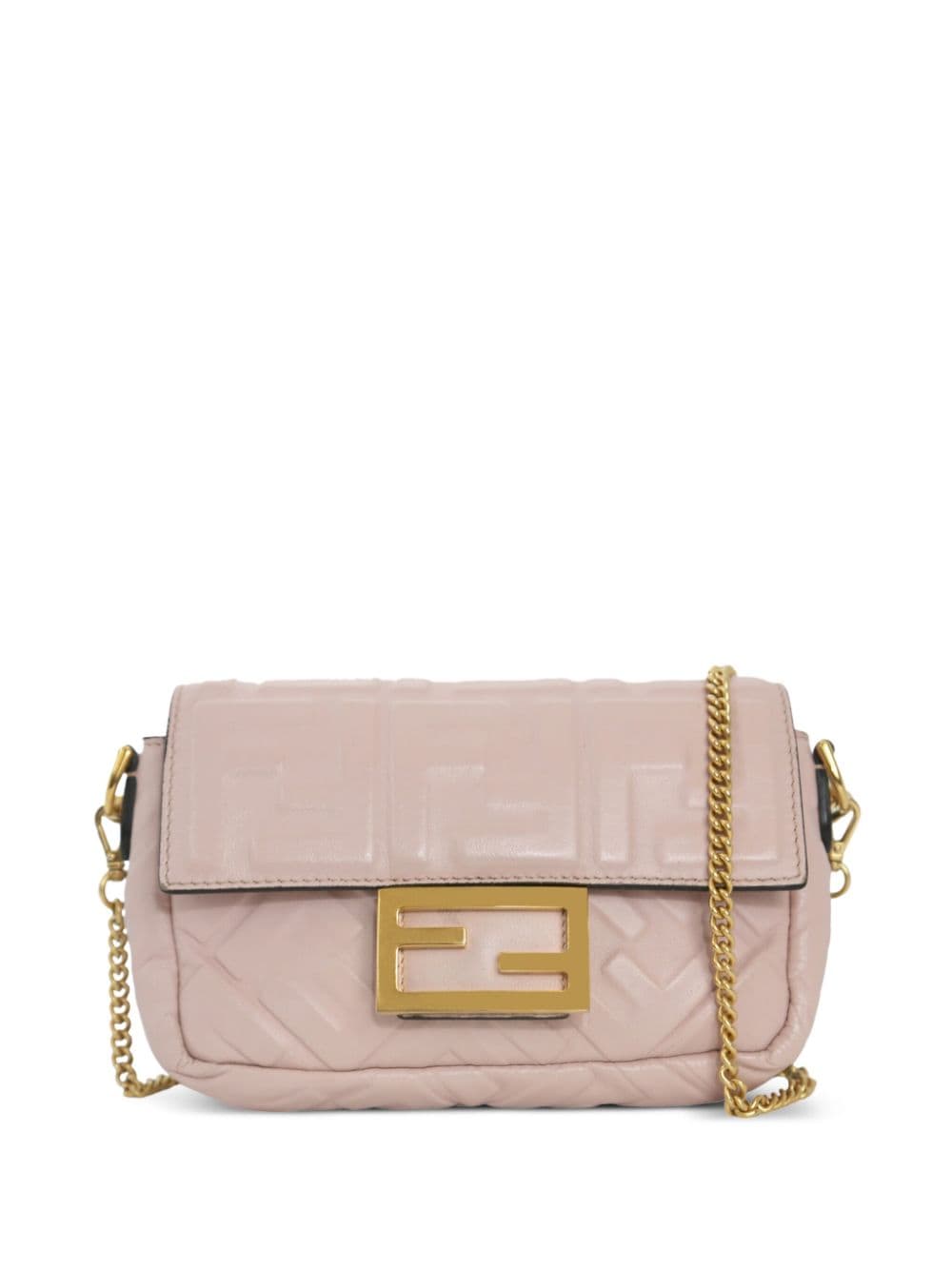 Fendi Pre-Owned Tasche mit FF-Prägung - Rosa von Fendi Pre-Owned