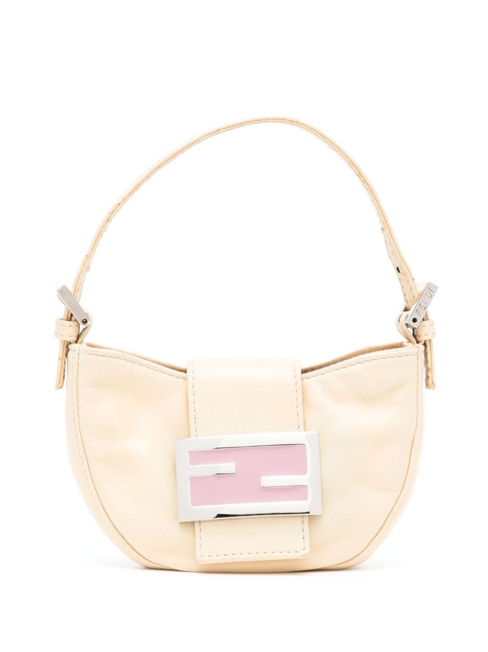 Fendi Pre-Owned Mini Zucca Croissant Handtasche - Gelb von Fendi Pre-Owned